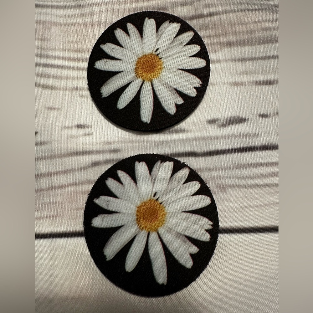Floral Coasters with Daisy Design